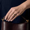 Bague 55,5 Bague en or jaune, or blanc et diamant 58 Facettes SOI3496