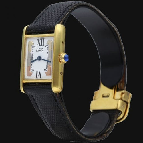 Montre Cartier Montre Tank Vermeil 58 Facettes MT44359