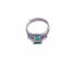 Bague 53 Bague émeraude et diamants en or blanc 18k 58 Facettes BAG.EMER.TE-1707
