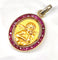 Pendentif Médaille ange en or jaune, datée 1927 58 Facettes AB471