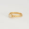 Bague 50 Bague solitaire en or jaune et diamants 58 Facettes SPEV 15