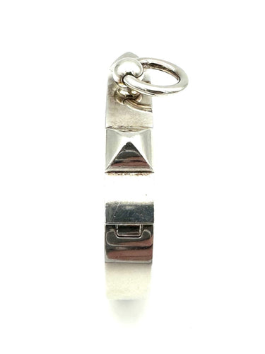 Collier HERMES. Collection "Collier de chien", bracelet argent 925/00 58 Facettes