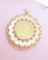 Pendentif Pendentif pièce or de 20 Frs Napoléon III tête nue 1858 58 Facettes AA 1641