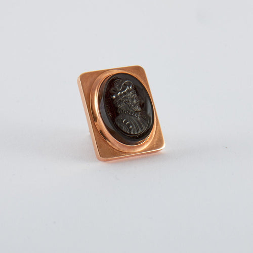 Boutons de manchette Boutons de manchette Camée Agate 58 Facettes