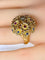 Bague 53 Bague - Bague multifleurs en or jaune et saphirs, rubis, diamants 58 Facettes AB671