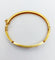 Bracelet Bracelet jonc antique or jaune décoré d'abeilles orné de rubis et de diamants taille roses (circa 1890) 58 Facettes A04772
