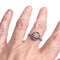 Bague Bague or blanc rubis diamants 58 Facettes Q137B (951)