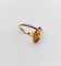 Bague 51 Bague marquise victorienne or rose 18k perles et émail noir (circa 1890) 58 Facettes A06200