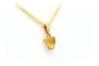Pendentif Pendentif contemporain serti d’une citrine en or jaune 18 carats 58 Facettes B387