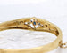 Bracelet Bracelet jonc or jaune 3 saphirs 58 Facettes 240572