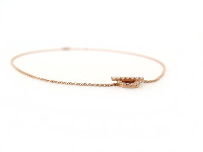 Collier collier HERMES pendentif finesse h219315b 00 39-41 or rose 18k 17 diamants 58 Facettes 266326