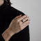 Bague 53 Bague Trilogie diamants et saphir 58 Facettes 3578
