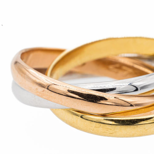 Cartier Bague Trinity Or jaune, Or blanc, Or rose
