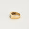 Bague 57 Bague jonc or jaune et diamants 58 Facettes GU252-1