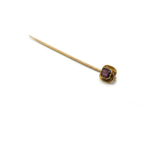 Broche Epingle À Cravate - Or jaune & Grenat 58 Facettes 250334R