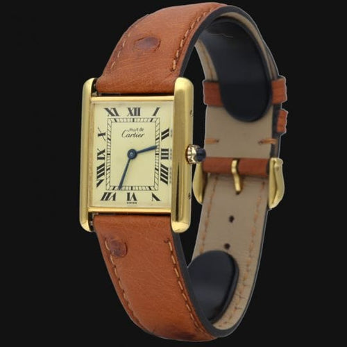 Montre Cartier Montre Tank Vermeil 58 Facettes MT42218