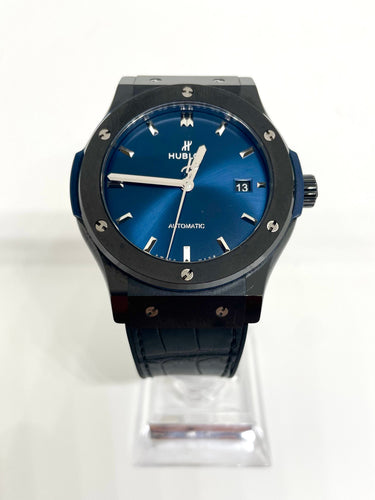 Bracelet Hublot Classic fusion ceramic blue 42mm 58 Facettes