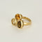 Bague 56 Bague trilogie en or jaune et béryl de couleurs 58 Facettes HOU5642