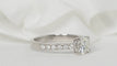 Bague 52 Bague solitaire en or blanc et diamant 58 Facettes 29909/28189