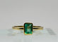 Bague 54 Bague en or avec une émeraude 58 Facettes 50279