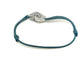 Bracelet DINH VAN - Bracelet Menottes R12 avec diamants, sur cordon 58 Facettes M9044