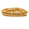 Bracelet Bracelet gourmette maille américaine en or jaune 58 Facettes