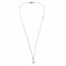 Collier Collier Solitaire Or Blanc et Diamant Poire 58 Facettes 240 748