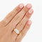 Bague 49 BAGUE EN OR JAUNE ET BLANC 18 CARATS 58 Facettes REF 10102