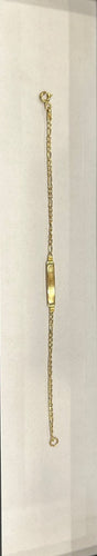 Bracelet Gourmette or jaune 58 Facettes LP59