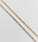 Collier Chaîne - Chaîne gourmette vintage en or 18k 44 cm 58 Facettes A06575