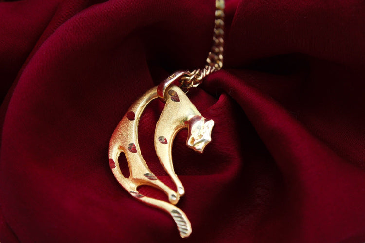Pendentif Pendentif Panthère 58 Facettes 250191