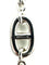 Collier HERMES. Collection "Farandole", sautoir argent 80cm 58 Facettes