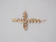 Pendentif Croix 3 ors diamants 58 Facettes