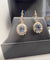 Boucles d'oreilles Boucles d'oreilles art déco en or avec diamants saphir 58 Facettes Q151B