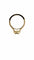 Bague 49 Solitaire en or jaune et diamants avec certificat GIA 58 Facettes