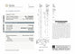 Boucles d'oreilles or blanc 18K et diamants certifiés GIA 58 Facettes