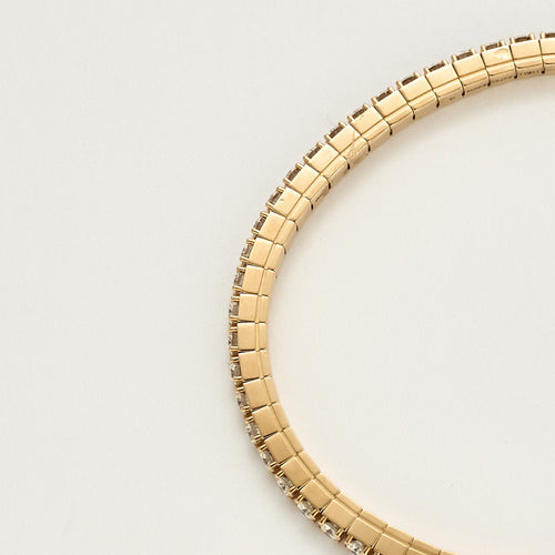 Bracelet Bracelet souple en or rose et diamants 58 Facettes JBR0012-16
