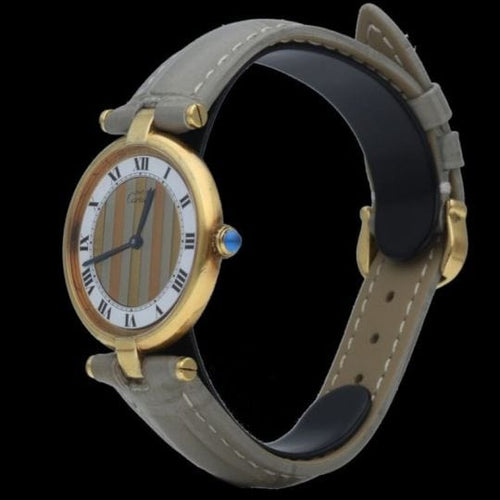 Montre Cartier Montre Must De Cartier Vermeil 58 Facettes MT41416
