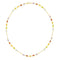 Collier Collier Or jaune Grenat, Topaze, Péridot 58 Facettes 3885006CN