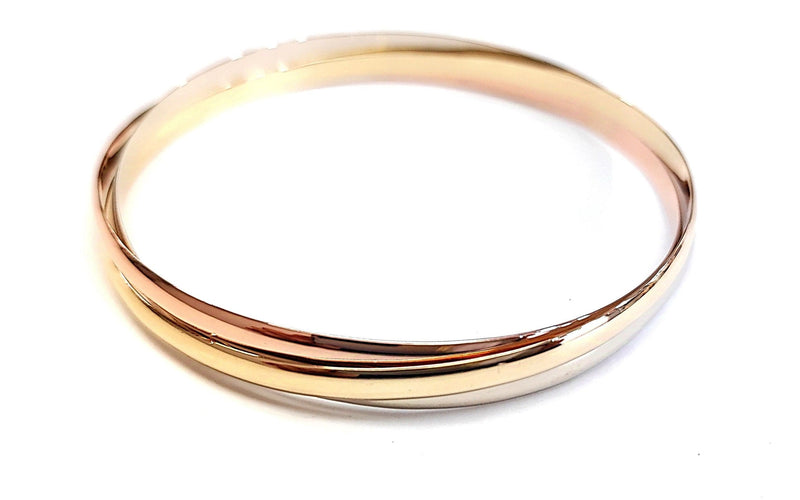 Bracelet Bracelet jonc 3 ors 58 Facettes Brac.3ors-1558