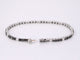 Bracelet Bracelet de tennis en or blanc serti de diamants noirs et blancs 58 Facettes 2119