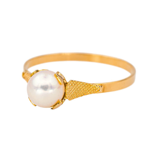 Bague 51 Bague  Or rose Perle 58 Facettes 4383451RV