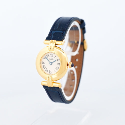 Montre Cartier Must Colisée - Ivory roman dial 58 Facettes