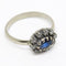 Bague Bague marguerite ornée d'un Saphir 58 Facettes