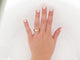 Bague 55 bague CARTIER love t55 en or 18k pierres saphir grenat amethyste 58 Facettes 271117