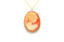 Pendentif Pendentif Années 50 en or jaune serti d'un camée 58 Facettes 23039