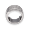 Bague 55 Bague imposante en or gris 18K - 2,00 Cts de diamants brillants G-VS - 37 g - Taille 55 58 Facettes FB09753