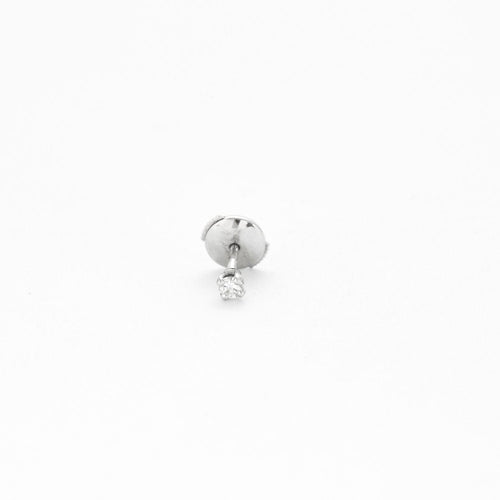 Boucles d'oreilles Boucles d’oreilles clous or blanc et diamants 58 Facettes 240 324