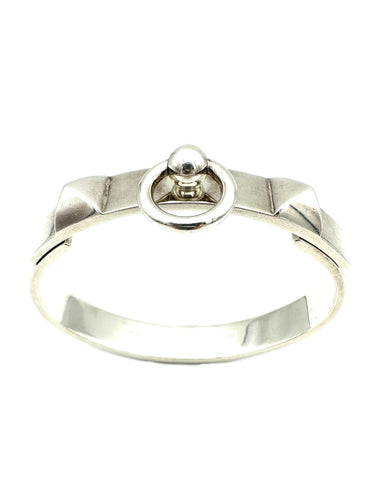 HERMES. Collection "Collier de chien", bracelet argent 925/00