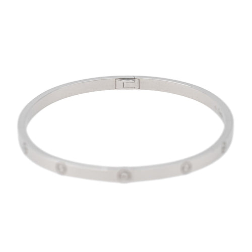 Bracelet Bracelet Cartier Jonc Love Or Blanc 58 Facettes 3883326CN
